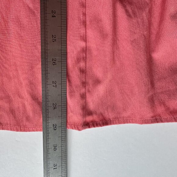 Maggie Barnes Shirt‎ Womens 3X Candy Pink Button Front 3/4 Sleeve Office Party - Picture 9 of 11